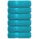Infinitee Xclusives 100% Cotton Hand Towels for Bathroom &ndash; Ultra-Soft &amp; Highly Absorbent, 6-Pack, Gym, Spa &amp; Hotel  Serene Teal