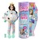 Barbie Cutie Reveal Doll, Fantasy Series Unicorn Plush Costume, 10 Surprises Including Mini Pet &amp; Color Change