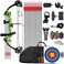 Lanneret Compound Bow and Archery Sets - Right Hand Archery Compound Bows 15-29 lbs Draw Weight Adjustable for Youth and Beginners，Hunting Bow Kit for Beginner
