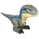 Mattel Jurassic World Dominion Uncaged Rowdy Roars Atrociraptor Beta Dinosaur Action Figure, Toy with Interactive Motion &amp; Sound