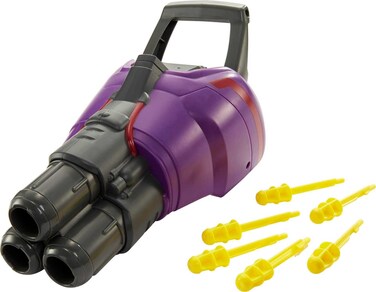 Mattel Disney Pixar Lightyear Zurg Blaster Role Play Toy, Movie-Inspired Purple Triple Shooter with 3 Projectiles, Gift for Fans Ages 4 Years &amp; Older
