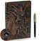 3D Dragon Embossed Journal Writing Notebook with Pen Set,Hardcover DND Journal Handmade Daily Notepad Travel Diary,RPG Accessories Gift for DM's&amp;D&amp;D Players,Men&amp;Women