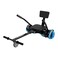 Hover-1 Turbo Hoverboard Combo   Seat Attachment Buggy, 7 MPH Top Speed, 6 Mile Range, 400W Motor (2x 200W), 4.5Hr Charge Time, 220lbs Max Weight Hoverboard GO Kart for Kids and Adults, Black