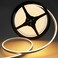 Led Strip Lights 16.4ft, 12V Warm White Neon Light Strip, Flex Cuttable Waterproof LED Neon Rope Lights for Bedroom Indoor Outdoor Decor DIY Neon Sign (Power Adapter not Included)
