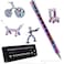 Magnetic Fidget Toy Pen,Multifunctional Deformable Magnet Writing Pen,Decompression Magnetic Metal Pen, Eliminate Pressure Fidget Toy Gift for Kids or Friends (Rinbow)