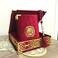 VOGUEHOMEDECOR Velvet Covered Quran and Pearl Tasbih in Wooden Decorative Box   Islamic Gift Set   Muslim Eid Ramadan Gift (Claret Red)