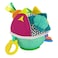 Infantino Busy Lil&rsquo; Sensory Ball - 9 Activities, Teether, Selfie Mirror, Rattle Sounds, Encourages Fine and Gross Motor Skill Development, for Babies 3M+