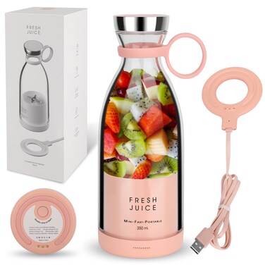 Personal Portable Battery Powered USB Blender - Small, Hand, Cup Blender