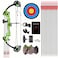 Lanneret Compound Bow and Archery Sets - Right Hand Archery Compound Bows 15-29 lbs Draw Weight Adjustable for Youth and Beginners，Hunting Bow Kit for Beginner
