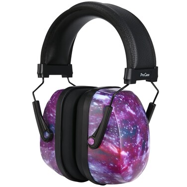 ProCase Kids Ear Protection, SNR 29 dB Noise Cancelling Headphones for Autism Children Toddler, Sound Proof Noise Reduction Earmuffs for Fireworks, Flight, Concert -Starry Purple
