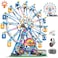 Rotating Ferris Wheel Building Blocks Set Toy with Lighting Kit（879pcs）, Carnival Amusement Park Construction Kits for Kids, Great Gift for Age 8+ Years Old