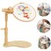 Embroidery Stand Holder - guofa Adjustable Embroidery Hoop Stand, Beech Wood Embroidery Hoop Holder for Cross Stitch, Needlework, Sewing Craft