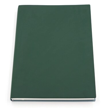 Large Thick Journal Notebook, Lined Papers, A4 8.4x11.4 inches, 416 Pages, Soft Faux Leather Cover (Green, Ruled)