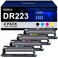 KEENKLE Compatible Drum Unit Replacement for Brother DR223CL DR223 DR-223 use with MFC-L3770CDW MFC-L3750CDW HL-L3230CDW HL-L3290CDW HL-L3210CW MFC-L3710CW (Black Cyan Yellow Magenta, 4 Pack)
