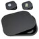 LOSTABA Rolling Tray with Magnetic Lid, Metal Tray with Cover, Comes with Sticker (7'x5')