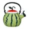 UPware Enamel on Steel Whistling Tea Kettle, Stovetop Teakettle (1.6 Quart, Watermelon)