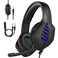 Gaming Headset with Microphone - for PC, PS4, PS5, Switch, Xbox One, Xbox Series X S - 3.5mm Jack Gamer Headphone with Noise Canceling Mic - Black&amp;Blue