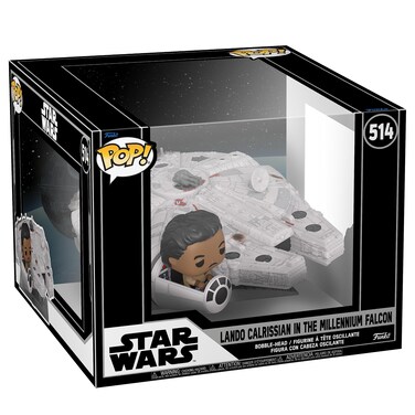 Funko Pop! Ride Super Deluxe: Star Wars - Lando Calrissian in The Millenium Falcon (Shared Galactic Convention, Amazon Exclusive)
