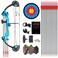 Lanneret Compound Bow and Archery Sets - Right Hand Archery Compound Bows 15-29 lbs Draw Weight Adjustable for Youth and Beginners，Hunting Bow Kit for Beginner