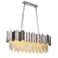 WABON Modern Crystal Chandeliers, Chrome Luxury Celling Light, Contemporary Pendant Lights for Dining Room Living Room