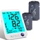 Blood Pressure Monitor-Automatic Blood Pressure Machine XL Cuff for Big Arms 13-21&rdquo;-Medium/Large Cuff 9"-17" Extra Large Backlit LCD Two User 1000 Mem (Blue