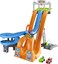 Fisher-Price Little People Toddler Toy Hot Wheels Racing Loops Tower Race Track with Stunt Ramp &amp; Sounds for Pretend Play Ages 18+ Months​