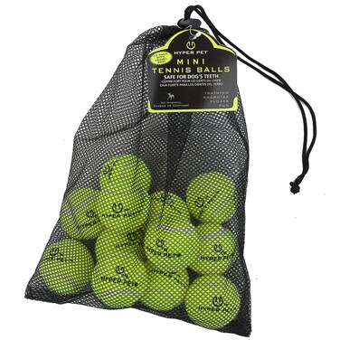 Hyper Pet Mini Tennis Balls for Dogs - 12 Pack (Dog Ball Toys for Exercise, Fetch K9 Mini Kannon K2) Interactive Toys &amp; Tennis Balls - Great for Small Dogs