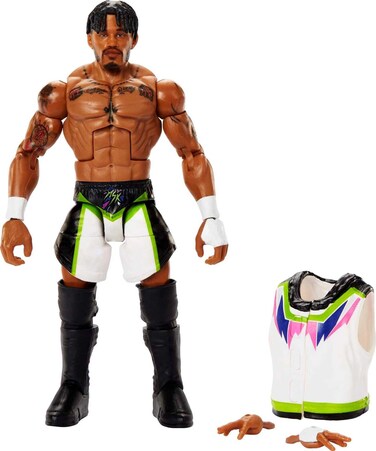 Mattel WWE Wes Lee Elite Collection Action Figure, 6-inch Posable Collectible Gift for WWE Fans Ages 8 Years Old &amp; Up