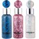 3 Pack HANDAIYAN Holographic Body Glitter Gel Nail Hair Body Face Eye Shadow Mermaid Sequins Chunky Glitter Festival Glitter Makeup for Body, Face, Hair Makeup (SetB)
