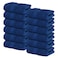 Infinitee Xclusives Luxury Wash Cloths for Showering [13x13] &ndash; 100% Cotton Washcloths [Pack of 12], Soft and Absorbent Face Towels for Bathroom Wash Clothes, Gym, and Spa (Tranquil Navy)