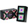 SHASHIBO Shape Shifting Box - Award-Winning, Patented Fidget Cube w/ 36 Rare Earth Magnets - Transforms Into Over 70 Shapes, Gift Box, Download Fun in Motion Toys Mobile App (Moon, 2 Pack)