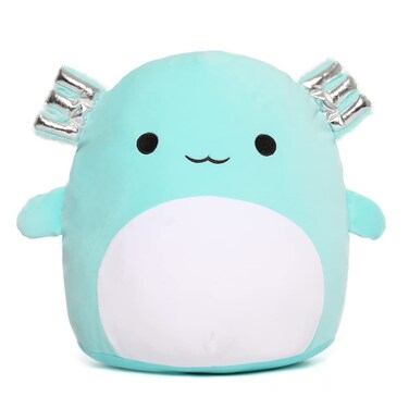 Tezituor 16" Large Axolotl Plush Toy Throw Pillow - Stuffed Animals Toy Giant Soft Hug Squishy and Cuddly Salamander Plushie for Girlfriend,Kids,Teens, Mint Green