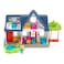 Fisher-Price Little People Toddler Play House with Lights Music &amp; Smart Stages Learning Content, 2 Figures 6 Play Pieces, UK English Version, HCJ66
