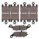 Motorcycle Front and Rear Brake Pads for Kawasaki VN1600 VN 1600 Mean Streak 2005 2006 2007 2008