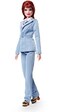 Barbie Signature David Bowie Doll (11.5-in, Red Hair) Posable, Wearing Blue Suit, with Doll Stand and Certificate of Authenticity, Gift for Collectors