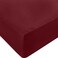 Utopia Bedding Full Fitted Sheet - Bottom Sheet - Deep Pocket - Soft Microfiber - Shrinkage and Fade Resistant - Easy Care -1 Fitted Sheet Only (Red Burgundy)