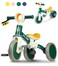 LOL-FUN Toddler Balance Bike for 1 to 4 Years Old Boys Girls Gift, 4 in 1 Baby Bicycle for 1 2 Year Old Kids Tricycle 3 Wheel with Easy Assembly Removable Pedal
