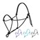 Harrison Howard Rope Halter for Horses Super Sturdy Horse Rope Training Halter with 2 Knot 1/4" Stiff Halter Cord Size Small - Black