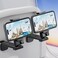 MiiKARE Airplane Travel Essentials Phone Holder, Universal Handsfree Phone Mount for Flying with 360 Degree Rotation, Accessory for Airplane, Travel Must Haves Phone Stand for Desk, Black&amp;Black