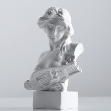 XMGZQ Mini Bust Statue,Small Aphrodite Statue Decor,Roman Statues,Artemis Statue and Sculptures,Greek Goddess Statue,for Dark Academia Decor,Coquette Room Decor,Figurines for Shelves