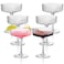 Montex 6 Pcs Ribbed Coupe Glasses, 10 oz Martini Glasses, Classic Vintage Cocktail Galssware, Pefect for Cocktail, Champagne and Gift