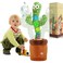 MIAODAM Dancing Cactus, Talking Cactus Repeats What You Say, Singing Cactus Toy 120 Pcs Songs for Baby Dancing Cactus Mimicking Toy Funny Toys