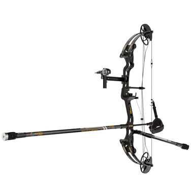 Sanlida Hero X8 Junior Professional- Grade Standard Target Compound Bow and Arrow Kit with Target Accessories for Competition for Juniors, Youths, Ladies/Limited Life-time Warranty/7-35Lbs/14-60Lbs
