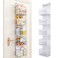 Fixwal 5-Shelf Over The Door Hanging Pantry Organizer, Room Organizer with Clear Plastic Pockets, 25lb Ultra Sturdy &amp; Large Capacity for Closet, Bedroom, Nursery, Bathroom and Sundries