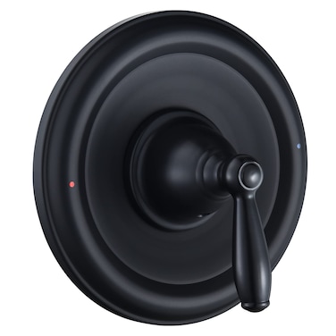 Pressure Balancing Tub and Shower Trim Kit, Compatible with Moen Posi-Temp Valve, Matte Black