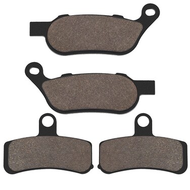 Brake Pads Replacement for Harley Davidson FLSTN Softail Deluxe 2008-2014 FXDB Street Bob 2008-2017 FXSTC Softail Custom 2008-2010 FLS Softail Slim 2012-2014