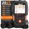 ANCEL Heavy Duty Truck Scanner HD601 All System Diesel Diagnostic Scan Tool fits for Cummins, Detroit, Freightliner, International, Paccar, Check Engine for Truck &amp; Car 2 in 1 Code Reader