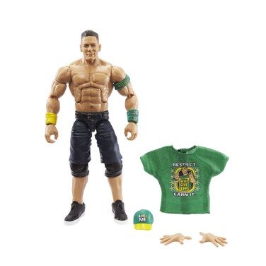 Mattel WWE John Cena Elite Collection Action Figure, 6-inch Posable Collectible Gift for WWE Fans Ages 8 Years Old &amp; Up