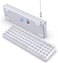 LexonElec Mechanical Gaming Keyboard, RGB Backlit Keyboard,69 Key Mechanical Feel Anti-ghosting Keyboard for PC Mac Xbox PS4(White)