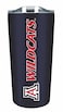 Campus Colors NCAA Stainless Steel Tumbler perfect for Gameday - 18 oz - Double Walled - Keeps Drinks Perfectly Insulated (Arizona Wildcats - Navy)